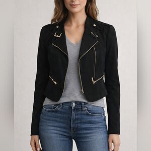 White House Black Market Rayon Jacket Size 10